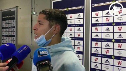 Les joueurs de l'OM jubilent après la fin du record