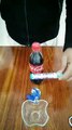 Experiment reaction of coca cola and mentos.