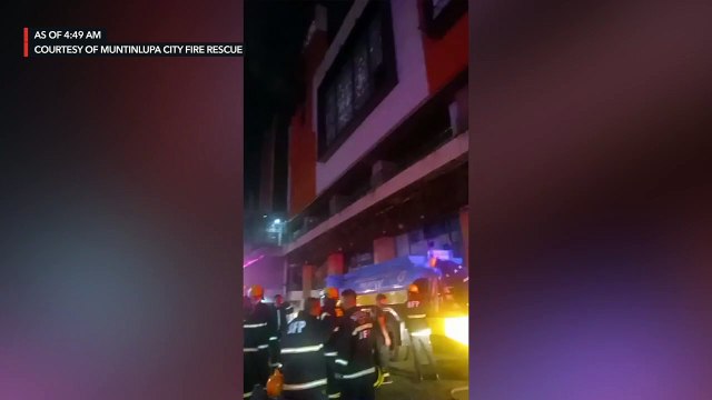 Fire strikes Starmall Alabang in Muntinlupa