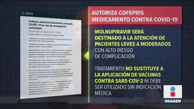 Cofepris autoriza píldora contra Covid-19