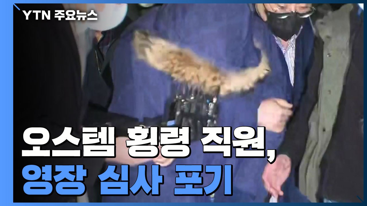 오스템임플란트 횡령 직원, 영장심사 포기...서면 심리 / YTN