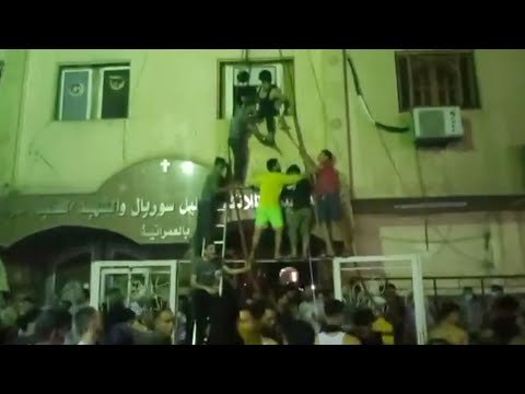 حريق كنيسة مارمينا في العمرانية.. والحماية المدنية تسيطر عليه