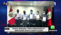 Congreso: Bermejo, Kamiche, Zeballos, Echevarría y Valer forman nueva bancada Perú Democrático