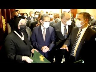 وزيرة التجارة تتفقد المجمع الصناعي ومصانع الغزل والنسيج بالمحلة