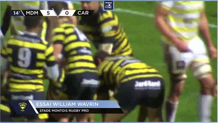 PRO D2 - Résumé Stade Montois-US Carcassonne: 22-10 - J16 - Saison 2021/2022
