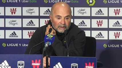 FCGB-OM : la conf de presse de Jorge Sampaoli après la victoire historique