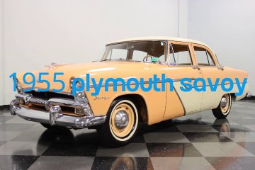 1955 Plymouth Savoy . Classic cars