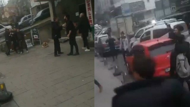 İki grubun kavgası ortalığı savaş alanına çevirdi!