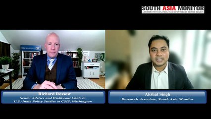 Richard Rossow, Senior Adviser and Wadhwani Chair in U.S.-India Policy Studies at CSIS, Washington, in conversation with Akshat Singh | SAM Conversation