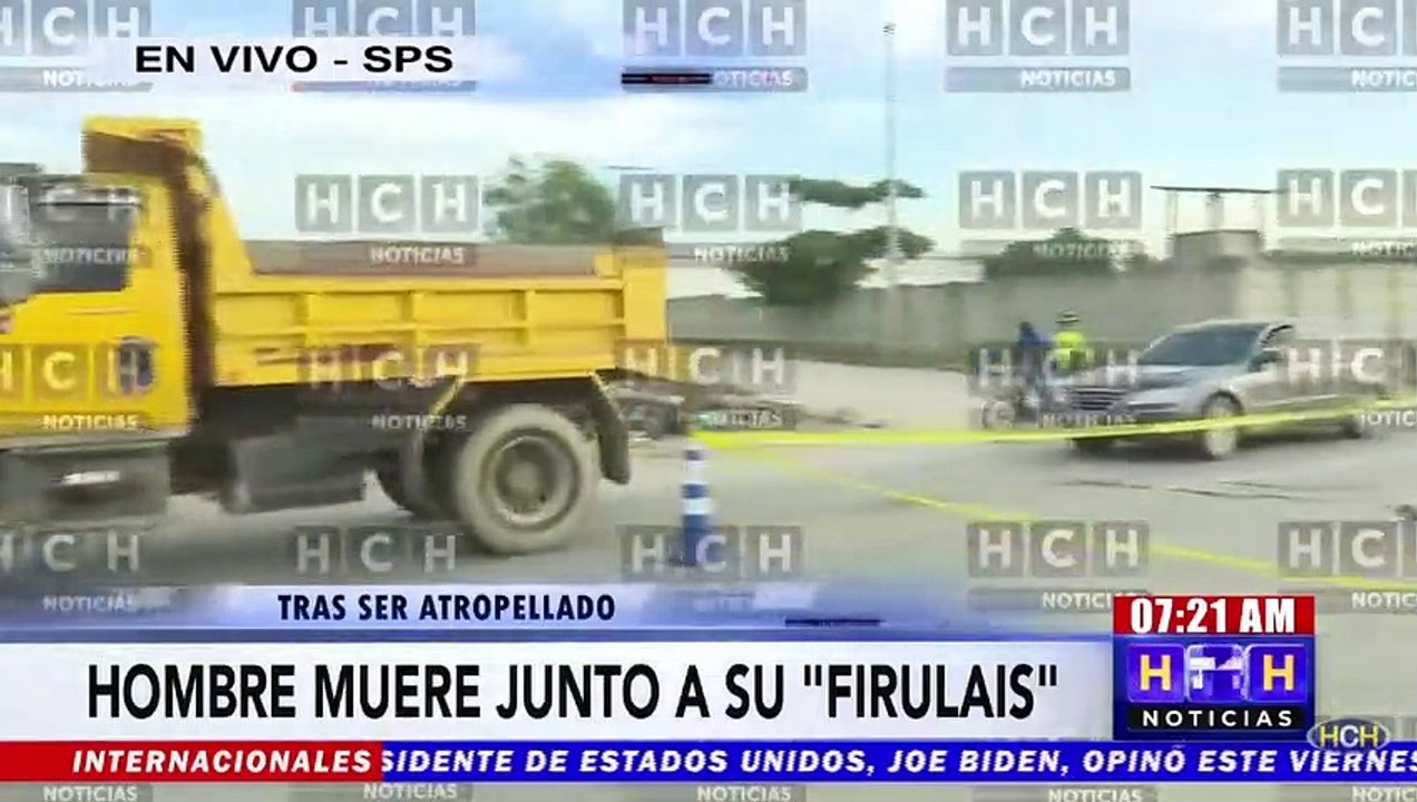 ¡Lamentable! Hombre muere atropellado junto a su “amigo fiel” en SPS