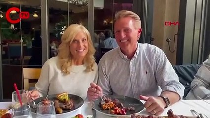 ABD'nin yeni büyükelçisi Flake, eşiyle kebap yedi