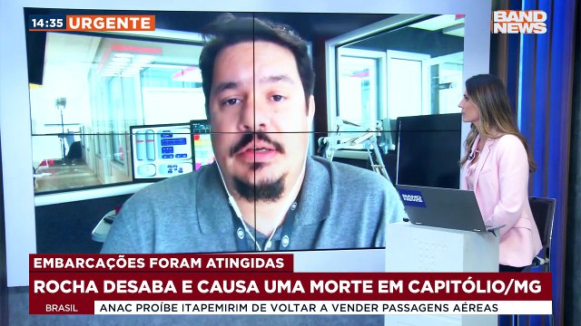 O repórter da Band BH, Bruno Marun trouxe novas informações das vítimas que foram atingidas por um deslizamento de rocha em Capitólio, Minas Gerais. #BandJornalismo