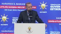 Son dakika haber! Cumhurbaşkanı ve AK Parti Genel Başkanı Erdoğan, partisinin Karaman İl Danışma Meclisi'nde konuştu: (2)