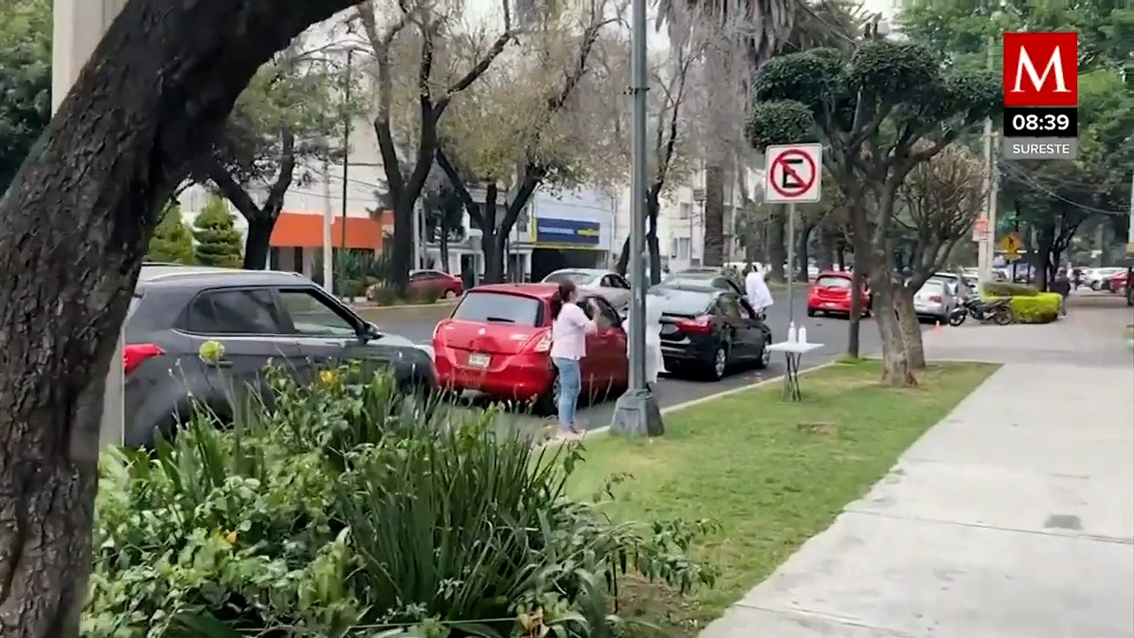 Largas filas para pruebas covid-19 en módulos públicos en la CDMX