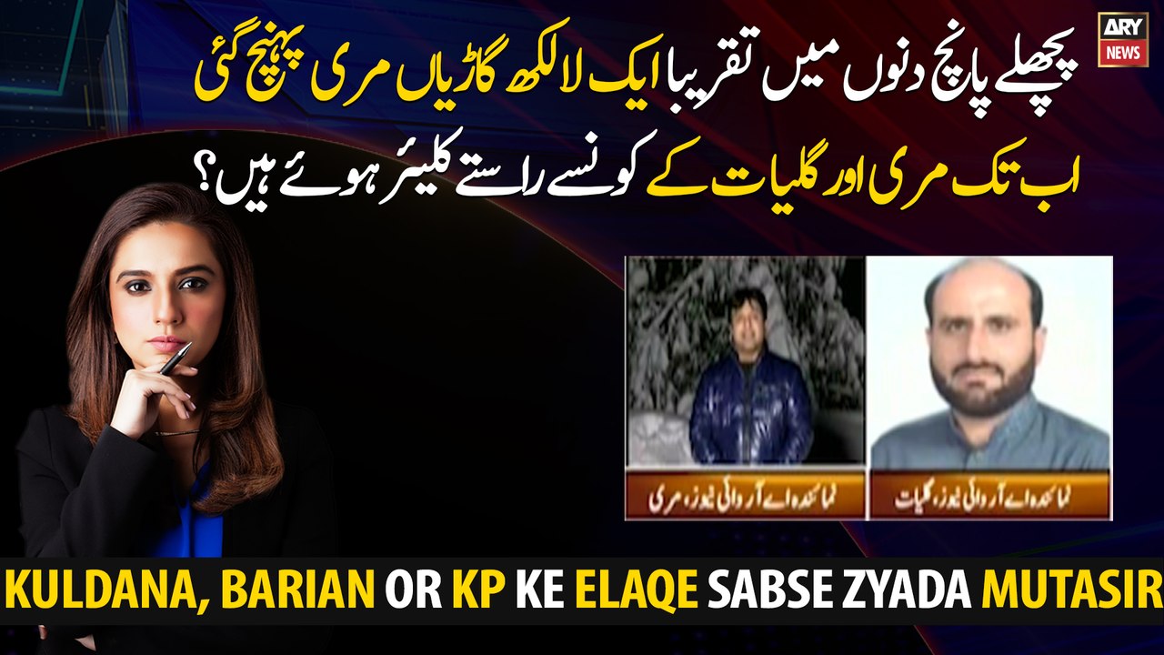 Which roads of Murree and Galiyat have been cleared so far?