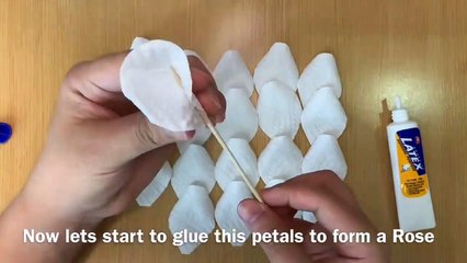 Make Kitchen Paper Towel Tissue to Rose Flower