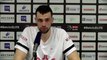 Au micro maritima: Pierre Pelos après la victoire de la JL Bourg à Fos Provence Basket