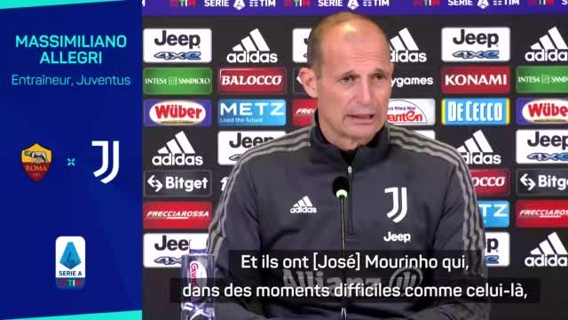 21e j. - Allegri : Contre la Roma, c'est toujours compliqué