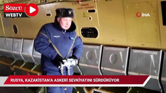 Rusya, Kazakistan'a askeri sevkiyatını sürdürüyor