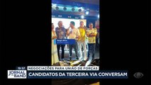 Candidatos da chamada terceira via já iniciaram negociações para tentar unir forças contra lula e Bolsonaro. #BandJornalismo