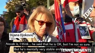 Djokovic's mum: 