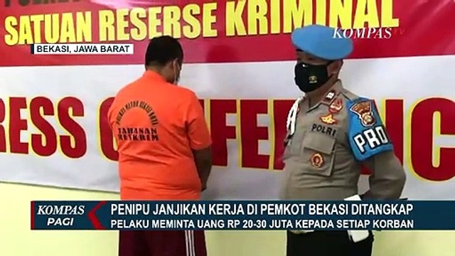 Polisi Tangkap Pelaku Penipuan Rekrutmen Pegawai Honorer di Pemkot Bekasi