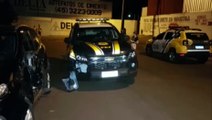 Correria em Cascavel: carro em fuga só para após colidir em viatura da PRF no Bairro Morumbi; quatro foram detidos