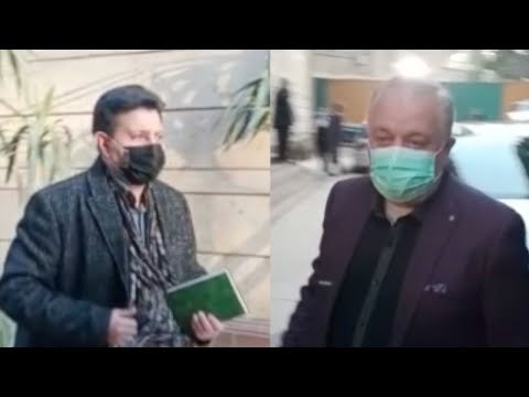 أشرف زكي وهاني شاكر ونجوم الفن في عزاء ابنة جومانا مراد بالزمالك