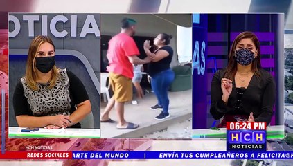 ¡COBARDE! En video captan brutal agresión de un hombre a una mujer