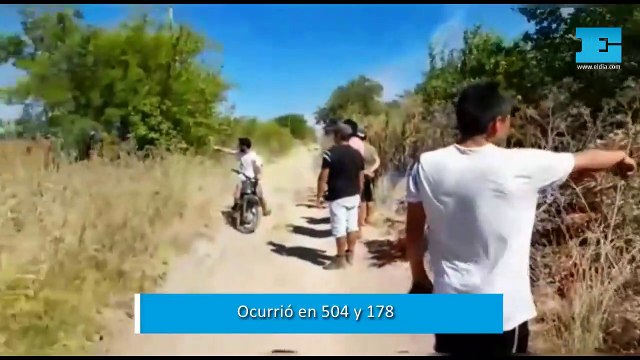 Otro incendio de grandes proporciones sacudió a la zona Oeste del Gran La Plata