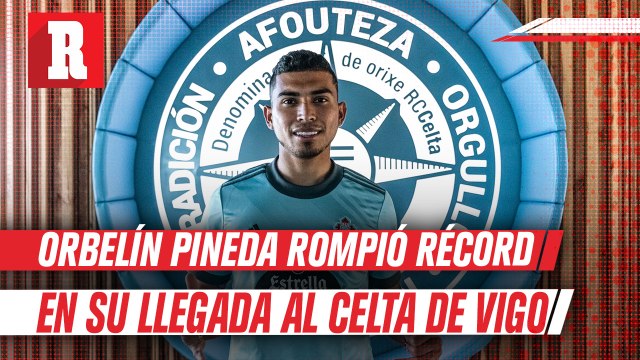 Orbelín Pineda rompió récord de likes en su llegada al Celta de Vigo