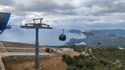 Babadağ Teleferik geçen yıl 80 bin kişiyi zirveye taşıdı