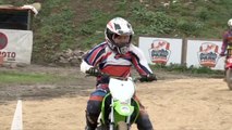KOCAELİ -Türkiye şampiyonu 6 yaşındaki motosikletçi Poyraz'ın hedefi büyük