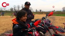 6 yaşındaki motosikletçi iki kez Türkiye şampiyonu oldu