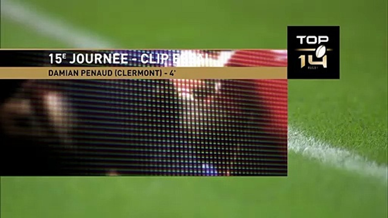 TOP 14 - Essai de Damian PENAUD (ASM) - Racing 92 - ASM Clermont - J15 - Saison 2021/2022