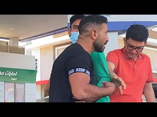 تفاصيل تعدى الفنان أحمد سعد على أحد الشباب داخل بنزينة