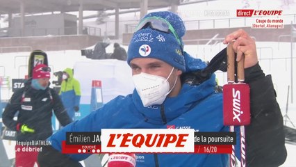 Jacquelin : « C'était très dur » - Biathlon - CM (H)