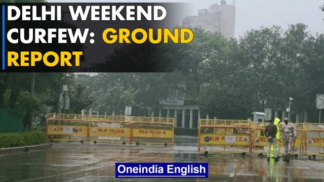 Delhi Weekend Curfew: Roads wore a deserted look, with less traffic | Oneindia News