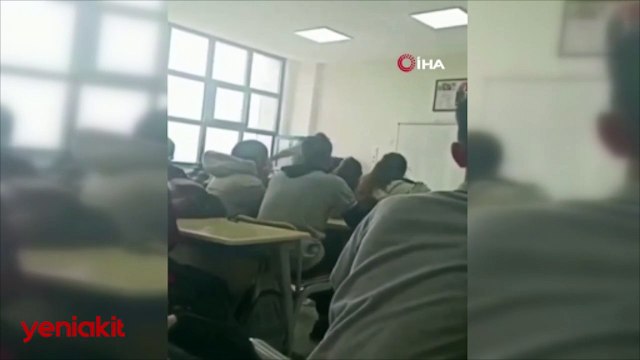 Feci anlar! Öğretmen sınıfta öğrencisini tekme tokat dövdü