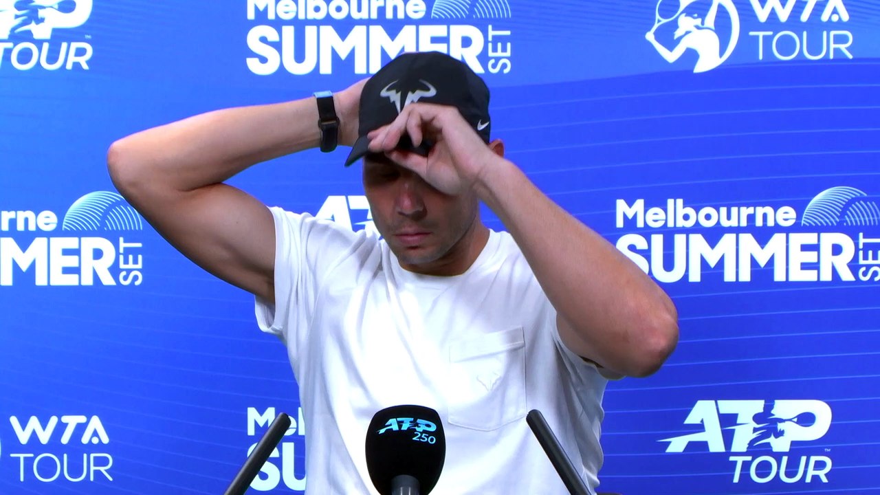 ATP - Melbourne I 2022 - Rafael Nadal : ""I don't see myself as a real candidate for the Australian Open, in this sport things change very quickly"