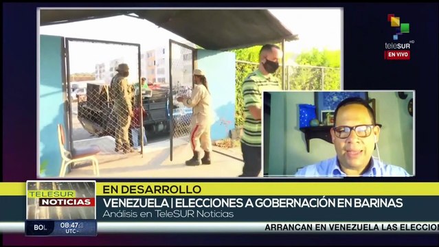 Estado de Barinas realiza elecciones a gobernación
