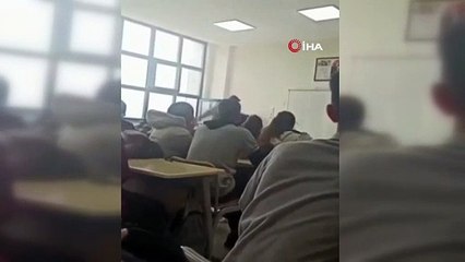 Sınıfta öğrencisini öldüresiye darp eden  öğretmene inceleme
