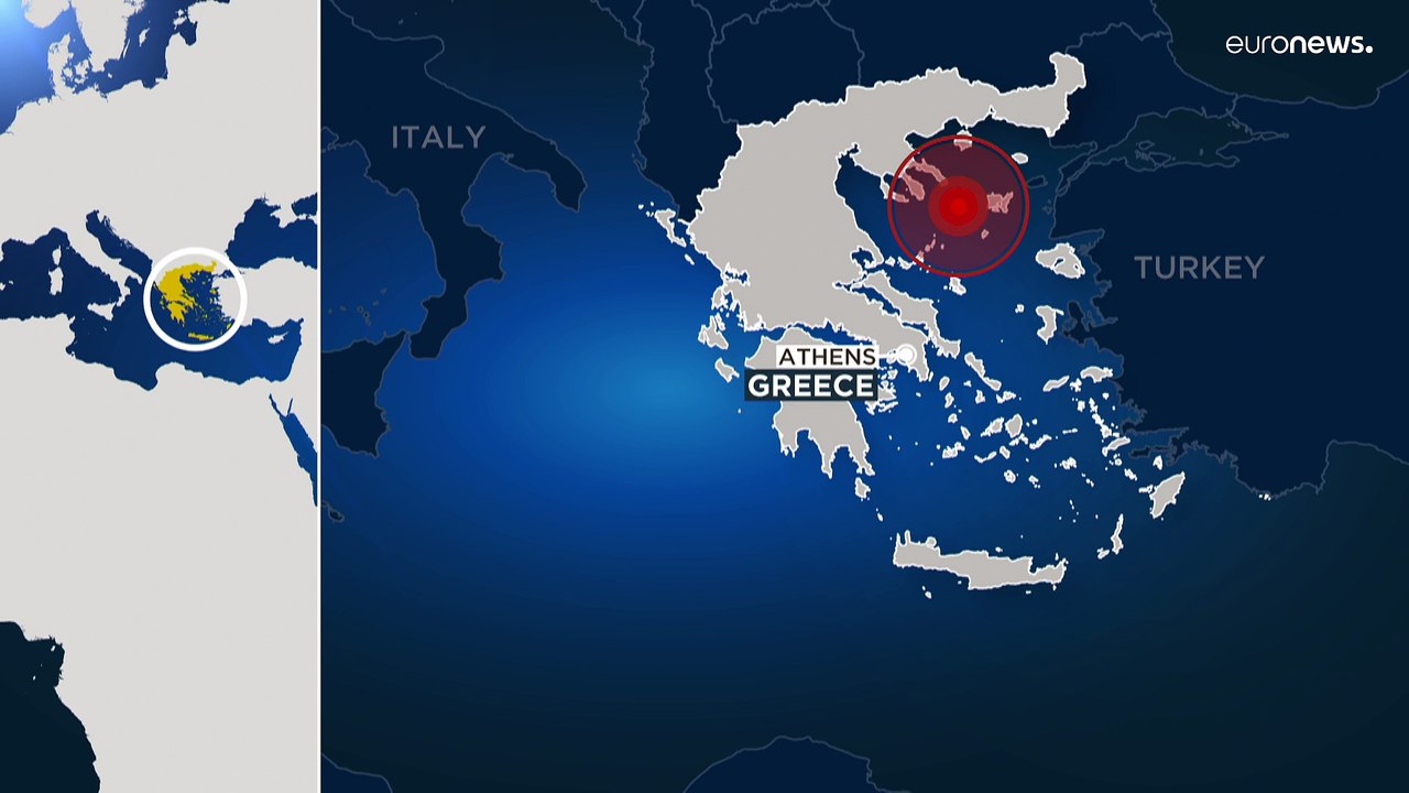 Erdbeben in Griechenland nahe des Berg Athos mit der Stärke 5,4