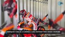 Marquez vuelve a subirse a una moto 3 meses después
