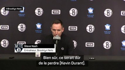 Nets - Nash après la blessure de Durant : "Harden va devoir jouer beaucoup"