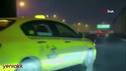 Beyzbol sopalı saldırgan taksi şoförüne şok!