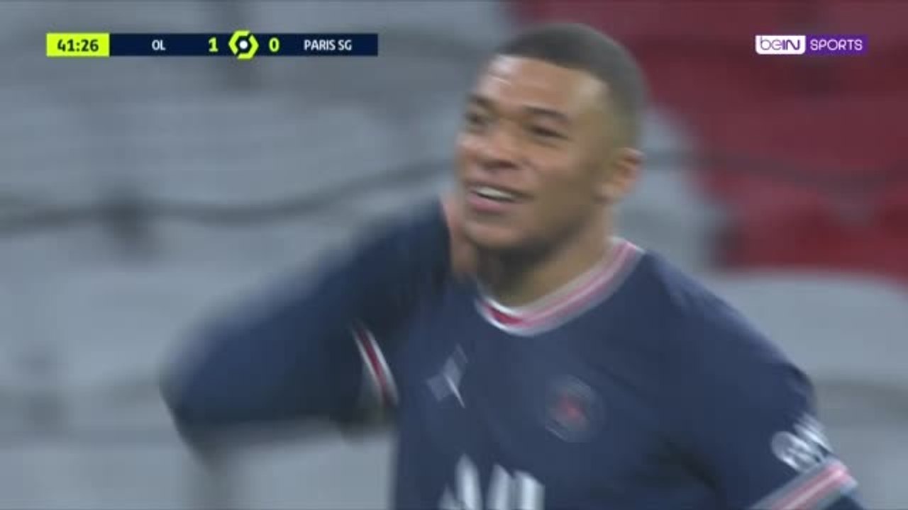 Frustrating Night For Mbappe As Psg Draw At Lyon Video Dailymotion