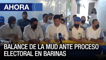 Balance de la MUD ante proceso electoral en #Barinas - #09Ene - Ahora