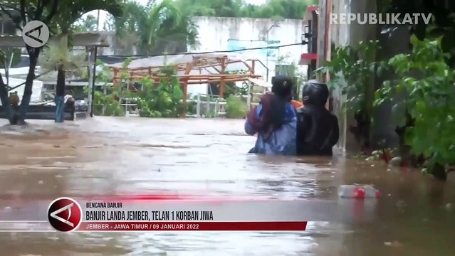 Satu Orang Meninggal Dunia Akibat Terseret Banjir di Jember