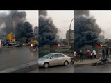 حريق هائل في باخرة نيلية بالجيزة   الحماية المدنية تحاول السيطرة